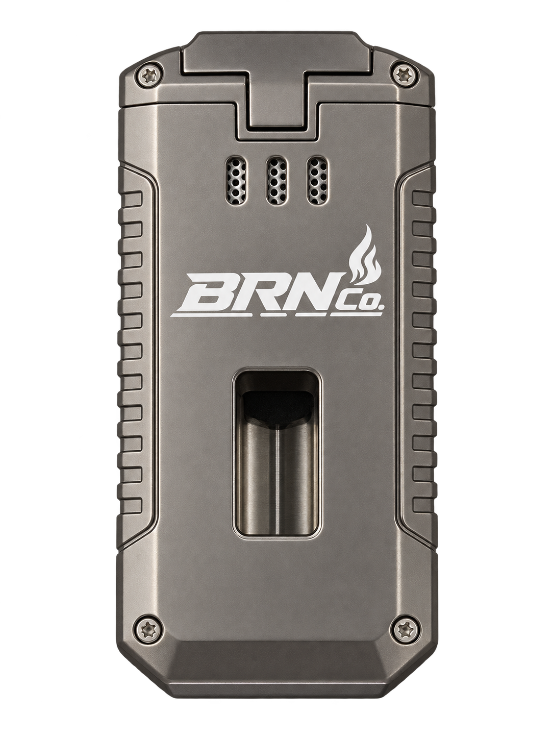 Gunmetal Utility Torch logo side